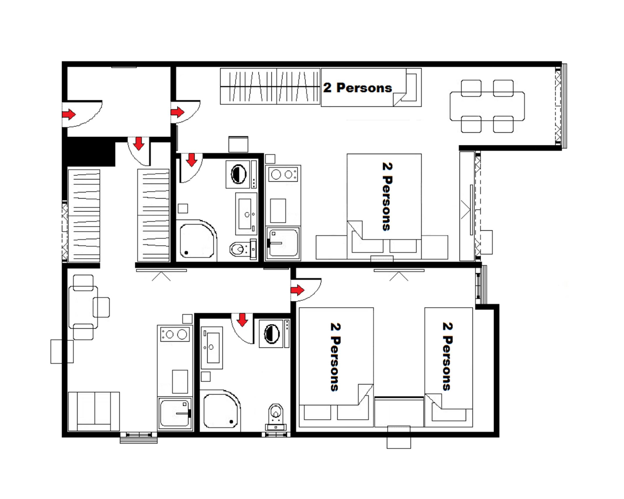 D&D Apartments 3 Budua Esterno foto